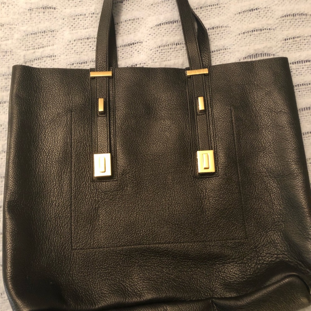 India Hicks Leather Tote